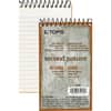 TOP74135 - Second Nature Narrow Ruled Notebooks, 50 Sheets, Spiral, 3" x 5" Sheet Size, White Paper, Recycled, 1 Each