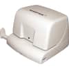 MATEP210 - Products Compact Electric 2-Hole Punch, 2 Punch Head(s), 12 Sheet of 20lb Paper, 1/4" Punch Size, Round Shape, 4.5" Width x 6.1" Depth x 3.6" Height, Platinum