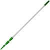 UNGED550 - Opti-Loc Extension Pole, 18 ft, Three Sections, Green/Silver