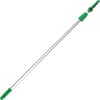 UNGEZ250 - Opti-Loc Extension Pole, 8 ft, Two Sections, Green/Silver