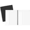 MEA06074 - Limited Business Notebooks, 80 Sheets, Wire Bound, College Ruled Front Ruling, 0.28" Ruled, 20 lb Basis Weight, 8" x 5" Sheet Size, White Paper, Black Binding, Black Linen Cover