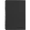 MEA06074 - Limited Business Notebooks, 80 Sheets, Wire Bound, College Ruled Front Ruling, 0.28" Ruled, 20 lb Basis Weight, 8" x 5" Sheet Size, White Paper, Black Binding, Black Linen Cover