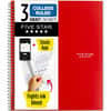 MEA06210 - Wirebound Notebooks, 150 Sheets, Wire Bound, 11" x 8 1/2" Sheet Size, White Paper, Assorted Cover, Pocket, Stiff-back, Perforated, Pocket, Heavyweight, Subject, Spiral Lock, 1 Each