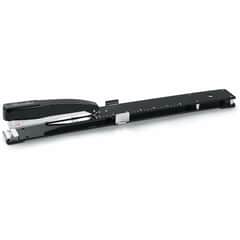 SWI34121 - Long-Reach Stapler, Staples Upto 20 Sheet of 20lb Paper, Holds Upto 210 Staple, Full Strip, Staple Size: 0.25", Black, Metal, 1 Each