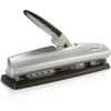 SWI74030 - LightTouch High-Capacity Desktop Punch, 3 Punch Head(s), 20 Sheet, 9/32" Punch Size, Metal, Black, Silver, 1 Each