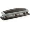 SWI74037 - Precision Pro Desktop Punch, 3 Punch Head(s), 10 Sheet, 9/32" Punch Size, Metal, Black, Silver, 1 Each