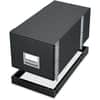 FEL15602 - Metal Base File Storage Box, 16.88" Width x 25.38" Depth x 2.50" Height, Metal, Black, 1 Each