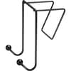 FEL75510 - Wire Partition Additions Double Coat Hook, 2 Hooks, 6" Height x 4" Width, for Coat, Umbrella, Sweater, Wall, Plastic, Wire, Black, 1 Each