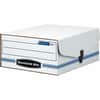 FEL48110 - Liberty Binder-Pak Storage Box, Internal Dimensions: 9.13" Width x 11.38" Depth x 4.38" Height, External Dimensions: 9.8" Width x 11.9" Depth x 4.8" Height, Ring Lock Closure, Corrugated Paper