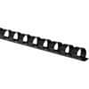 GBC4000044 - CombBind Binding Spines, 0.37" Maximum Capacity, 60 x Sheet Capacity, For Letter 8 1/2" x 11" Sheet, 19 x Rings, Black, PVC Plastic, 100 / Box