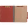 ACC15034 - Letter Classification Folder, 2" Folder Capacity, 8 1/2" x 11", 4 Fastener(s), Folder, 1 Divider(s), 4 pt., Pressboard, Tyvek, Earth Red, 10 / Box