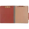 ACC15036 - Letter Classification Folder, 3" Folder Capacity, 8 1/2" x 11", 6 Fastener, 1" for Folder, 2 Divider, 6 pt., Pressboard, Tyvek, Earth Red, 10 / Box