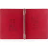 ACC54079 - PRESSTEX Unburst Sheet Covers, 6" Binder Capacity, Fanfold, 11" x 14 7/8" Sheet Size, Executive Red, Recycled, Retractable Filing Hooks, Hanging System, Moisture Resistant, Water Resistant, 1 Each