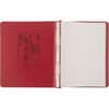 ACC54129 - PRESSTEX Unburst Sheet Covers, 6" Binder Capacity, Letter, 8 1/2" x 11" Sheet Size, Executive Red, Recycled, Retractable Filing Hooks, Hanging System, Moisture Resistant, Water Resistant, 1 Each