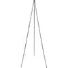 QRT29E - Instant Easel, 5 lb Load Capacity, 63" Height, Steel, Black, Portable, Collapsible, Compact, Foldable, Lightweight, 1 Each