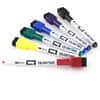QRT51659312Q - ReWritables Mini Dry-Erase Markers, Black, Red, Green, Blue, Purple, Yellow Ink, 6 / Set