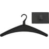 QRT2015M - Single Post Magnetic Hook, 1 Hooks, 1 Hangers, for Coat, Jacket, Bag, Garment, Steel, Black, Powder Coated, 1 Each