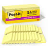 MMM65424SSCP - Super Sticky Notes, 1680, 3" Flag/Note Width x 3" Flag/Note Length, Square, 70 Sheets per Pad, Unruled, Yellow, Paper, Self-adhesive, Repositionable, 1 Pack
