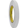 MMM25612 - Flatback Write-On Paper Tape, 20 yd Length x 0.50" Width, 3" Core, White, 6.70 mil, Rubber Backing, For Shelf Labeling, 1 Roll