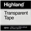 MMM5910121296 - Transparent Light-duty Tape, 36 yd Length x 0.50" Width, 1" Core, Clear, Acrylic, Polypropylene Backing, For Mending, Sealing, Protecting, Holding, 1 Roll