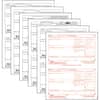 TOP22991 - Laser W-2 Forms Kits, 6 Part, 5.50" x 8.50" Sheet Size, White Sheet(s), 50 / Pack