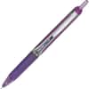 PIL26071 - Precise V7 RT Fine Premium Retractable Rolling Ball Pens, 0.7 mm Fine Pen Point, Refillable, Retractable, Purple Ink, Water Based, Purple Barrel, 12 / Dozen