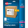 AVE5265 - Shipping Labels - TrueBlock, 8 1/2" Width x 11" Length, Permanent Adhesive, Rectangle, Laser, Inkjet, White, Jam-free, Smudge-free, 1 / Sheet, 1 Pack