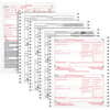 TOP2204 - Carbonless Standard W-2 Tax Forms, 4 Part, 5.50" x 8.50" Sheet Size, White Sheet(s), 24 / Pack