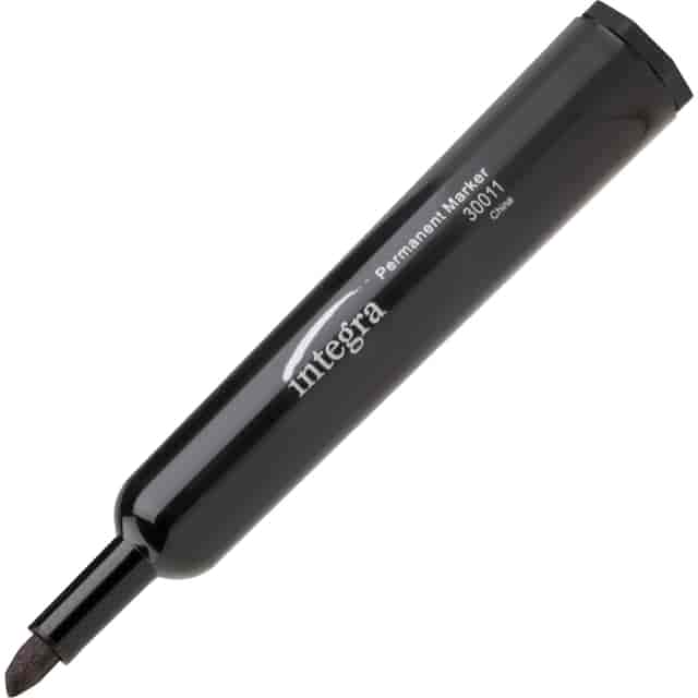 Integra Permanent Chisel Markers - Chisel Marker Point Style - Black - 1 Dozen Integra Permanent Chisel Markers - Chisel Marker Point Style - Black - 1 Dozen