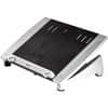 FEL8036701 - Office Suites Laptop Riser Plus, Up to 17" Screen Support, 10 lb Load Capacity, 6.50" Height x 15.06" Width x 10.50" Depth, Silver, Black