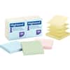 MMM6549PUA - Self-sticking Pastel Pop-up Notepads, 1200, 3" Flag/Note Width x 3" Flag/Note Length, Square, 100 Sheets per Pad, Unruled, Assorted Pastel, Paper, Pop-up, Self-adhesive, Repositionable, Removable
