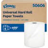 KCC50606 - Hard Roll Paper Towels with Premium Absorbency Pockets, 8" Width x 600 ft Length, White, Paper, 6 / Carton