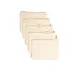 SMD11777 - 1/5 Tab Cut Letter Recycled Top Tab File Folder, 8 1/2" x 11", 3/4" Expansion, Top Tab Location, Assorted Tab Position, 11 pt., 2 Plys, Manila, 10% Recycled, 25 / Set
