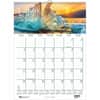 HOD378 - Earthscapes Scenic Wall Calendars, Julian Dates, Monthly, 1 Year, January 2027 to December 2027, 1 Month Single Page Layout, 12" x 16 1/2" Sheet Size, 2" x 1.63" Block, Wire Bound, White, Paper