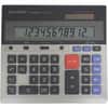 SHRQS2130 - QS-2130 12-Digit Commercial Desktop Calculator, 4-Key Memory, Sign Change, Backspace Key, Auto Power Off, 1 Line(s), 12 Digits, LCD, Battery/Solar Powered, 0.7" Height x 7.3" Width x 6.9" Depth, Gray
