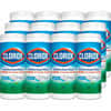 CLO01593CT - Disinfecting Cleaning Wipes, For Hard Surface, Glass, Mirror, Ready-To-Use, Wipe, Fresh Scent, Recommended For: Germs Remover, Bleach-free, Green, 35/Tub, 12 / Carton
