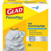 CLO70427 - ForceFlex Tall Kitchen Drawstring Trash Bags, 13 gal Capacity, 25.13" Length x 24" Width x 90 mil (2286 Micron) Thickness, Gray, Plastic