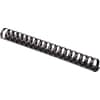 FEL52367 - Plastic Binding Combs - Black, 3/4" Diameter, 0.7" Height x 10.8" Width x 0.7" Depth, 0.75" Maximum Capacity, 150 x Sheet Capacity, For Letter 8 1/2" x 11" Sheet, 19 x Rings, Round, Black, Plastic