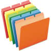 PFX42338 - Ready-Tab 1/3 Tab Cut Letter Top Tab File Folder, 8 1/2" x 11", Assorted Tab Position, Red, Orange, Yellow, Green, Blue, Reinforced Tab, 50 / Box