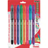 PENBK91CRBP8M - R.S.V.P. Multi Pack Stick Ballpoint Pens, 1 mm Medium Pen Point, Refillable, Assorted Ink, Assorted Barrel, 1 Pack