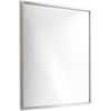SEEFR1824 - Flat Mirror, Rectangular, 18" Width x 24" Length, Stainless Steel, 1 Each