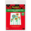 MMMLS854SS10 - Self-Seal Laminating Pouches, Sheet Size Supported: Letter 8.50" Width x 11" Length x 9.6 mil Thickness, Laminating Pouch/Sheet Size: 9" Width x 12" Length x 6 mil Thickness, Glossy