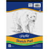 PAC4746 - Medium Weight Sketch Pads, 50 Sheets, 9" x 12" Sheet Size, White Paper, Acid-free, Mediumweight, Recycled, 1 Pad