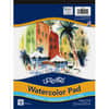 PAC4910 - Watercolor Pad, 12 Sheets, 9" x 12" Sheet Size, White Paper, Acid-free, Recycled, 1 Pad