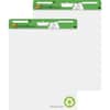 MMM559RP - Easel Pad with Recycled Paper, 30 Sheets, Plain, Stapled, 18.50 lb Basis Weight, 25" x 30" Sheet Size, 30.50" Height x 25" Width, White Paper, Black Cardboard Cover