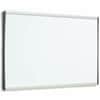 QRTARC1411 - Arc Cubicle Magnetic Whiteboard, 14" (1.2 ft) Width x 11" (0.9 ft) Height, White Painted Steel Surface, Silver Aluminum Frame, Horizontal, Magnetic, 1 Each