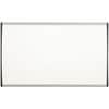 QRTARC3018 - Arc Cubicle Magnetic Whiteboard, 30" (2.5 ft) Width x 18" (1.5 ft) Height, White Painted Steel Surface, Silver Aluminum Frame, Horizontal, Magnetic, 1 Each