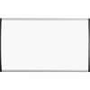 QRTARC3018 - Arc Cubicle Magnetic Whiteboard, 30" (2.5 ft) Width x 18" (1.5 ft) Height, White Painted Steel Surface, Silver Aluminum Frame, Horizontal, Magnetic, 1 Each