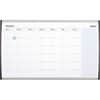 QRTARCCP3018 - Arc Cubicle Whiteboard Calendar, 18" Board Height x 30" Board Width, White Natural Cork Surface, Magnetic, Calendar, Durable, Lightweight, Silver Aluminum Frame, 1 Each