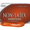 ALL37176 - Rubber Bands, Size: #117B, 7" Length x 0.1" Width, Latex-free, Stretchable, Synthetic Rubber, Orange, 250 / Box